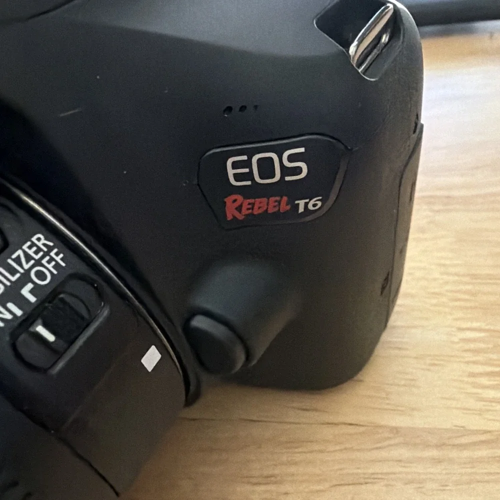 Canon EOS Rebel T6 DS126621 DSLR w/EF Zoom Lens 58mm Package- See Decription